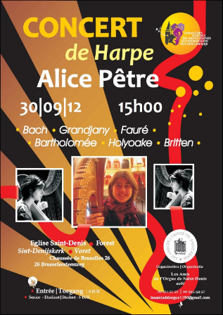 Concert de Harpe Alice Petre